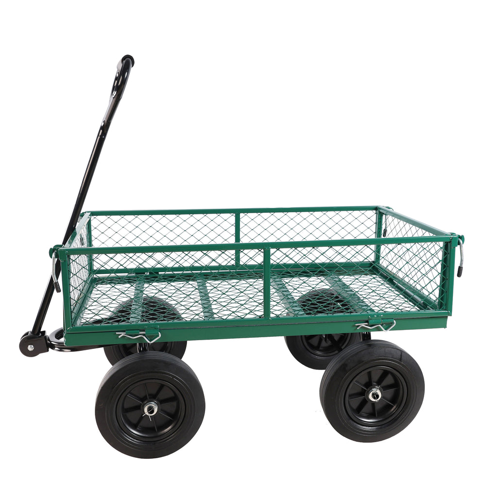 Green Wagon Wheelie: Effortless Garden Transport!