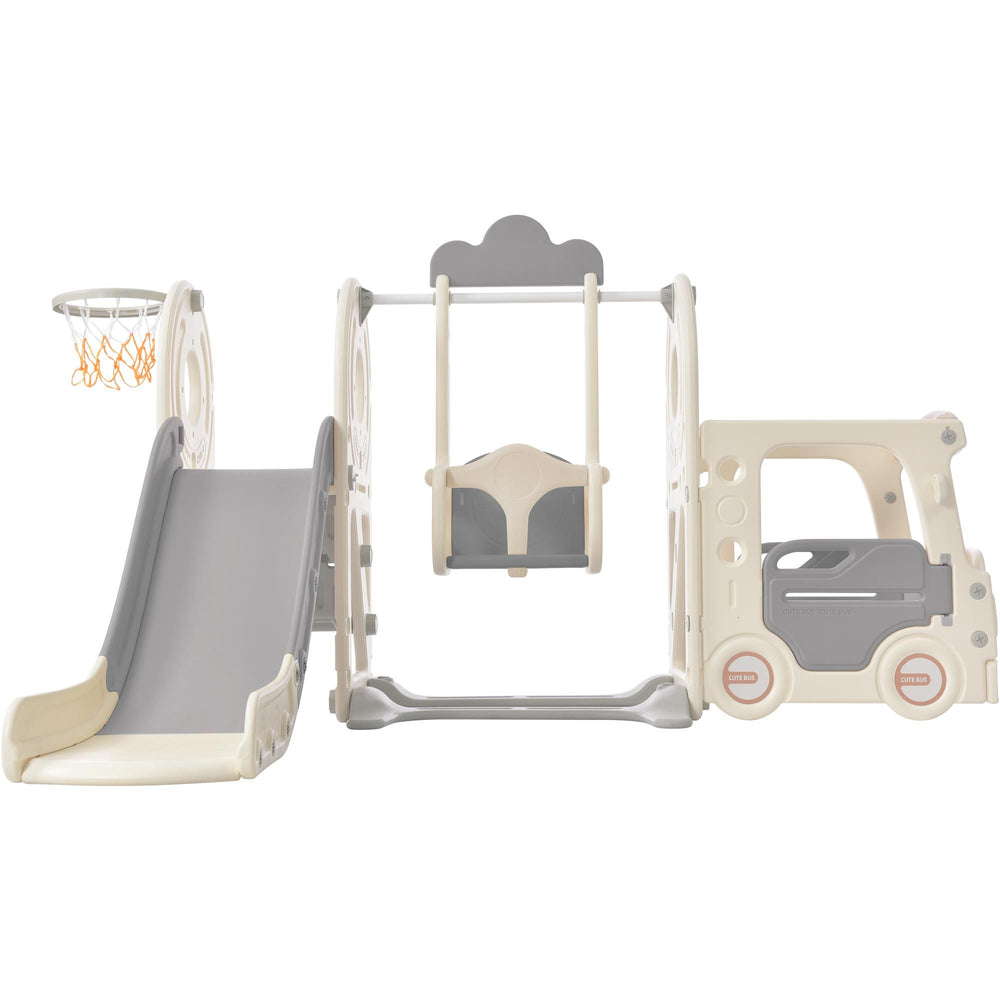 Bus Adventure Playset with Slide and Swing