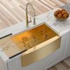 Stylish Gold Apron Sink