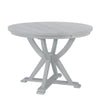 Chic Extendable Round Dining Set with Cross Back Chairs