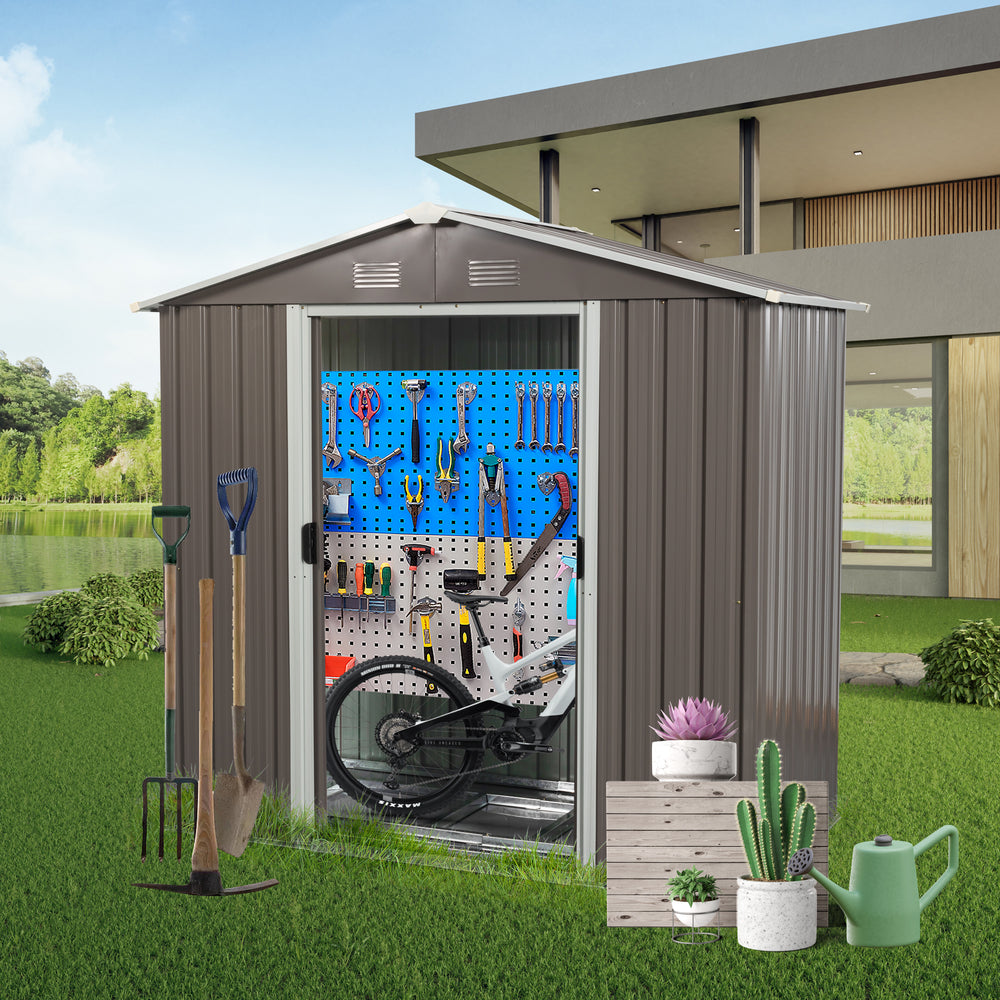 Outdoor Metal Storage Shed