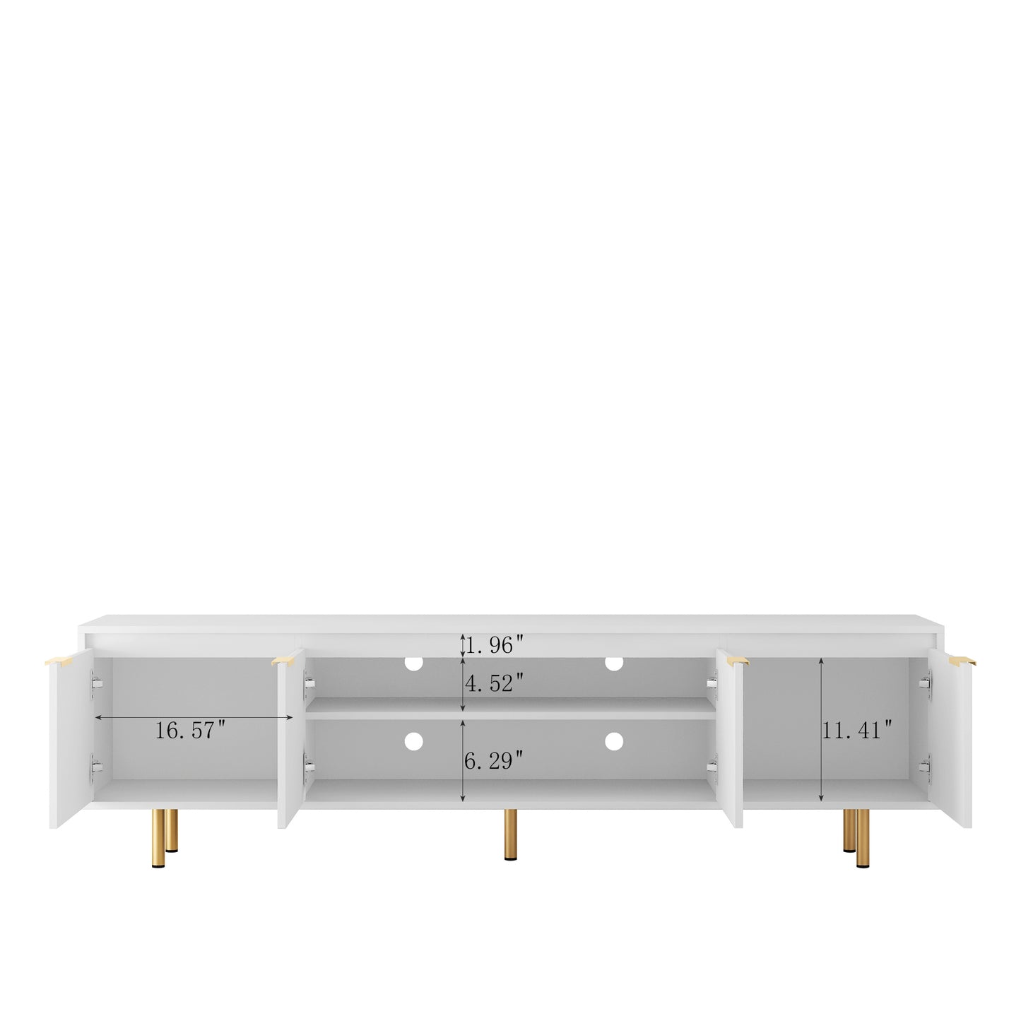 Chic Mid-Century LED TV Stand