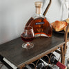 Chic Grey Wine Rack & Glass Holder