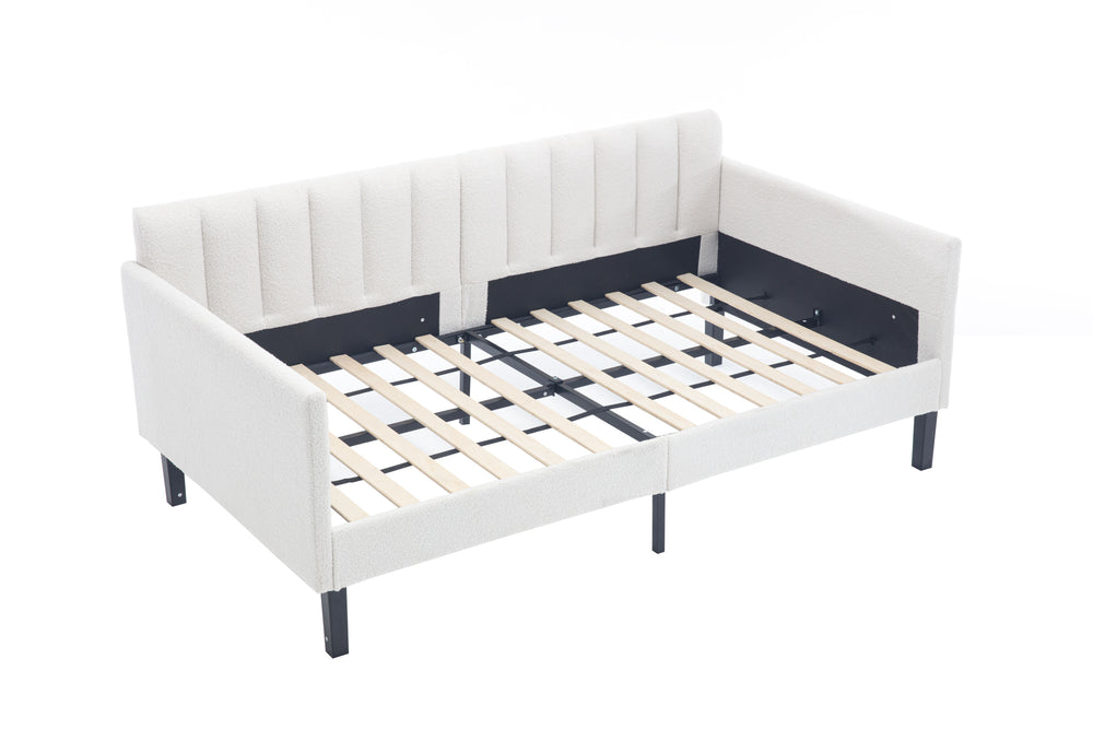 Elena Luxe Boucle Twin Daybed – Cozy Elegance with Tufted Charm