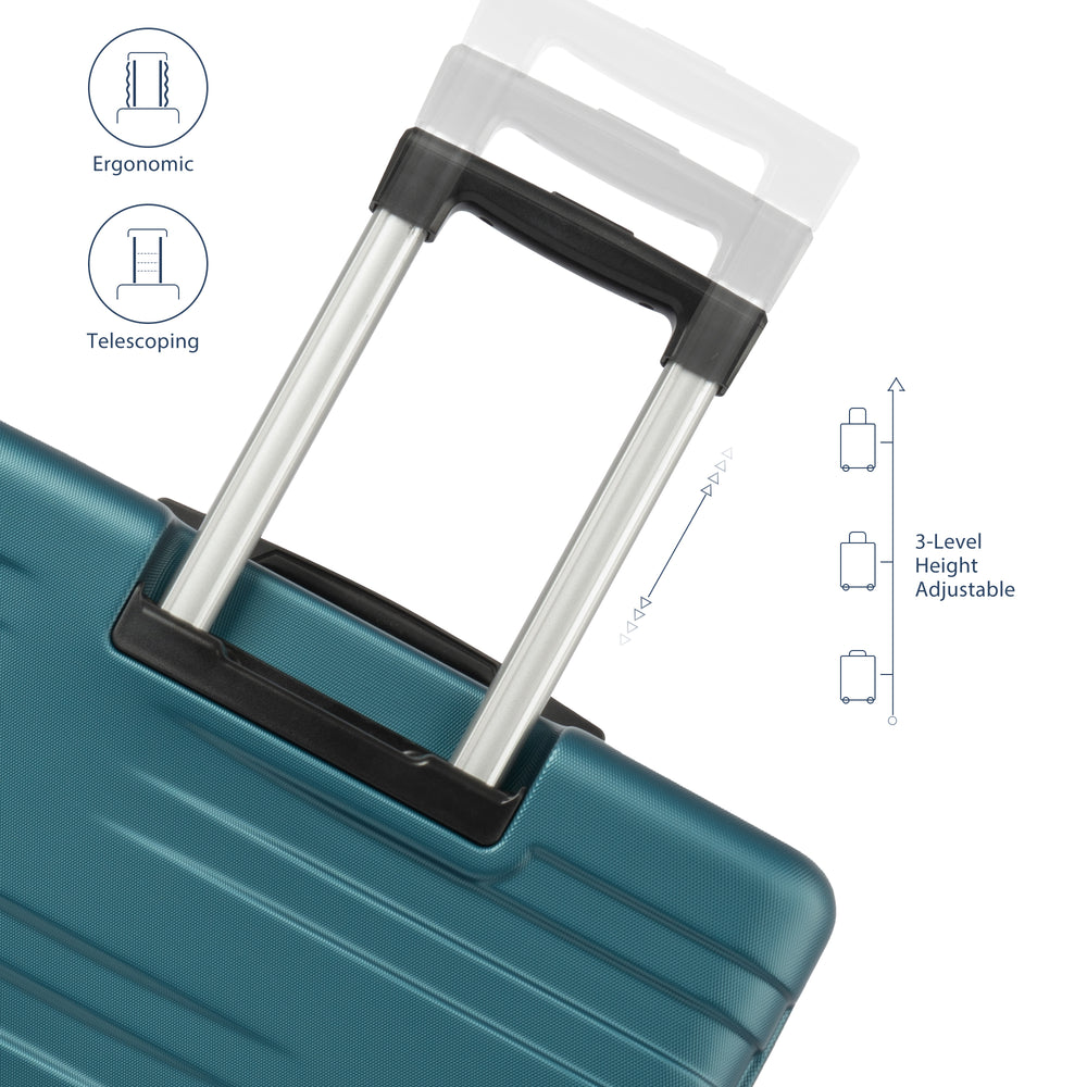 Travel Light: 3-Piece Spinner Luggage Set with TSA Lock