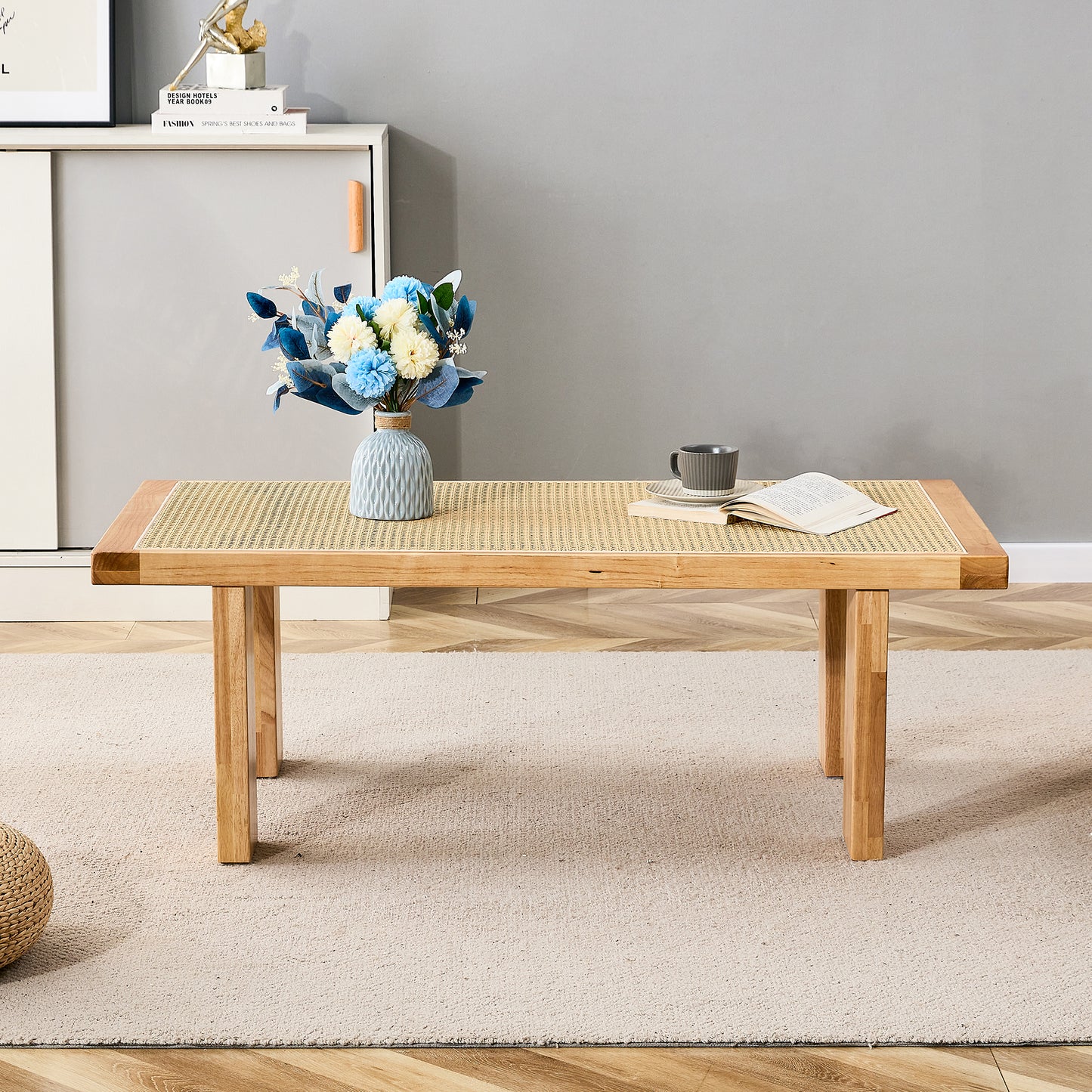 Chic Rattan Rectangle Table