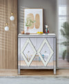 Diamond Trim Mirror Cabinet: Stylish Storage for Every Room