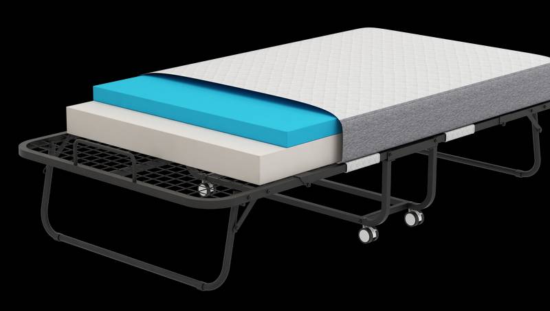 Cozy Folding Guest Bed with Memory Foam