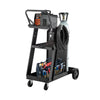 Welding Wizard Cart: Heavy-Duty Rolling Storage with Swivel Wheels