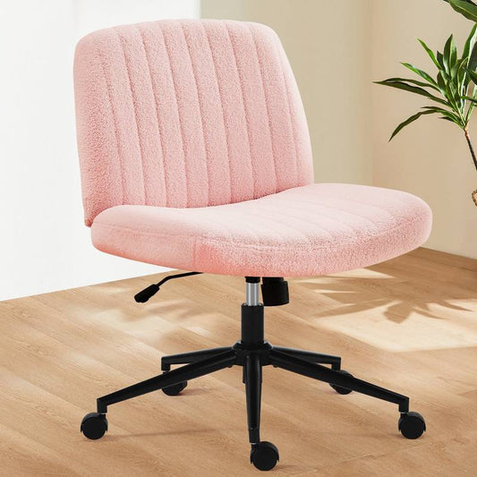 Cozy Pink Swivel Chair