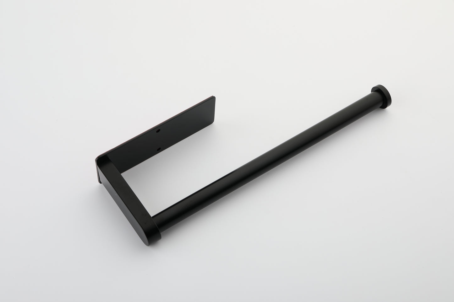 Stick & Store Paper Towel Holders - Sleek Black Duo