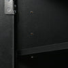 Chic Black Triangle Storage Cabinet for Home & Kitchen