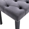 Velvet Tufted Accent Bench