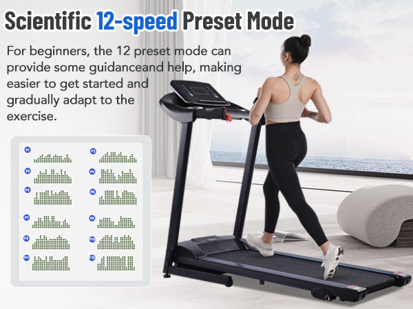 Ultimate Home Treadmill with Speakers and Adjustable Incline