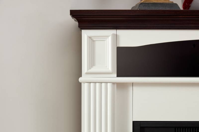 Cozy Corner Electric Fireplace with Remote Control