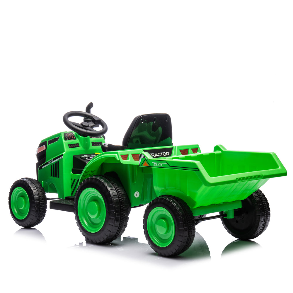 Black Knight Electric Ride-On Tractor for Kids