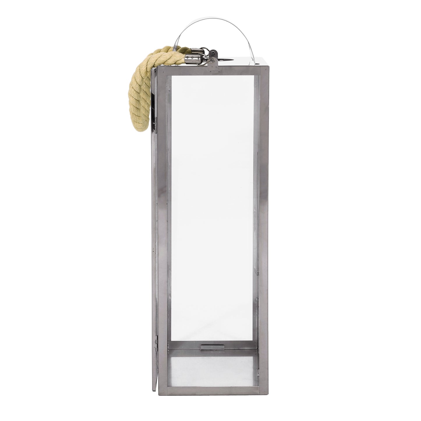 Shimmering Stainless Steel Lantern