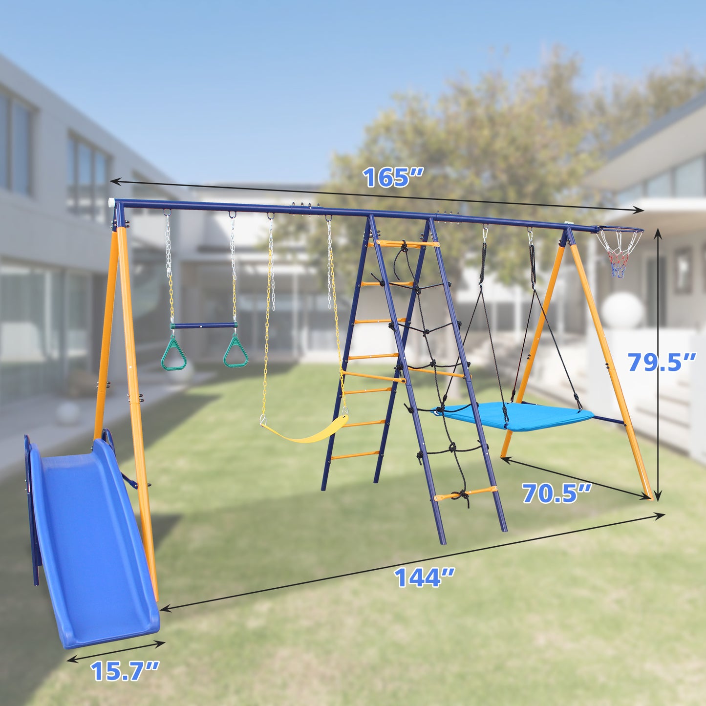 Ultimate Backyard Adventure Swing Set