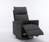 Cozy Glider Rocker Chair - Dark Gray