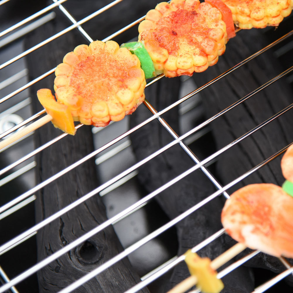 On-the-Go Charcoal BBQ Grill with Wheels