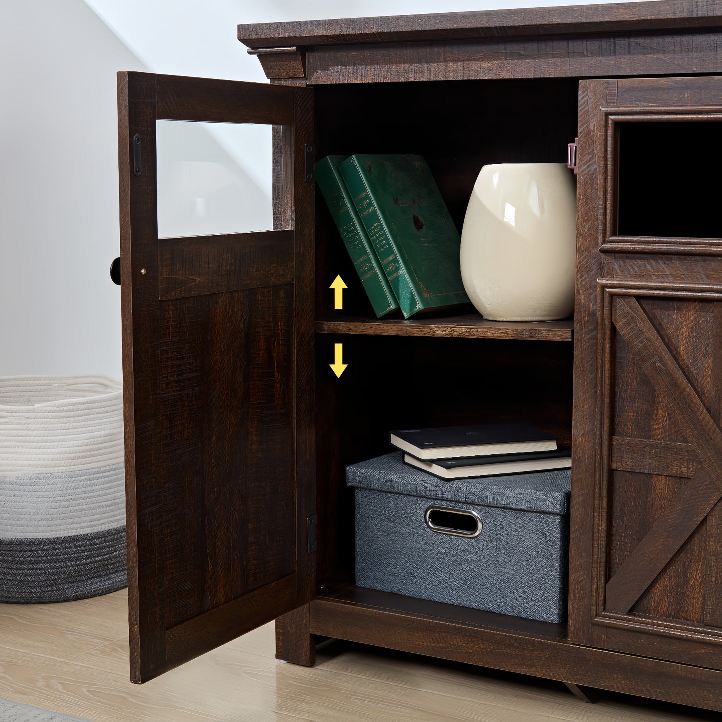 Charming Farmhouse Buffet Cabinet