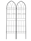 Dynamic Duo Garden Trellis - Rustproof Support for Climbing Plants