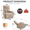 Ultimate Comfort Swivel Recliner with USB Ports