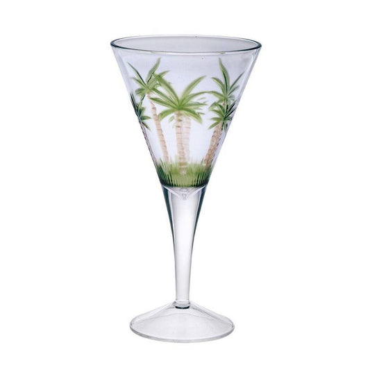 Tropical Vibes Unbreakable Wine Glasses – Set of Four