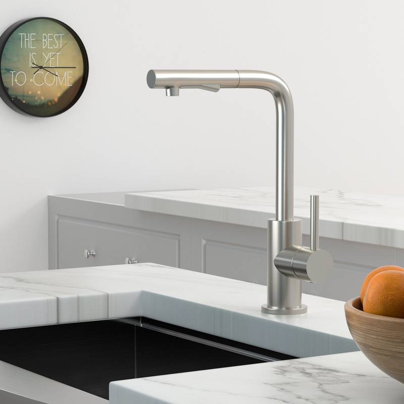 Sleek Pull-Down Kitchen Faucet
