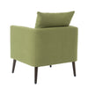 Olive Green Modern Barrel Chair