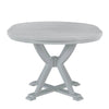 Chic Extendable Round Dining Set with Cross Back Chairs