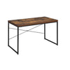 Rustic Bob Desk in Weathered Oak & Black