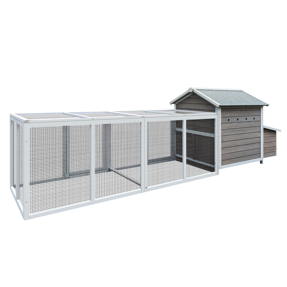 Cozy Coop: Deluxe Outdoor Hen House with Nesting Box & Easy Clean Tray