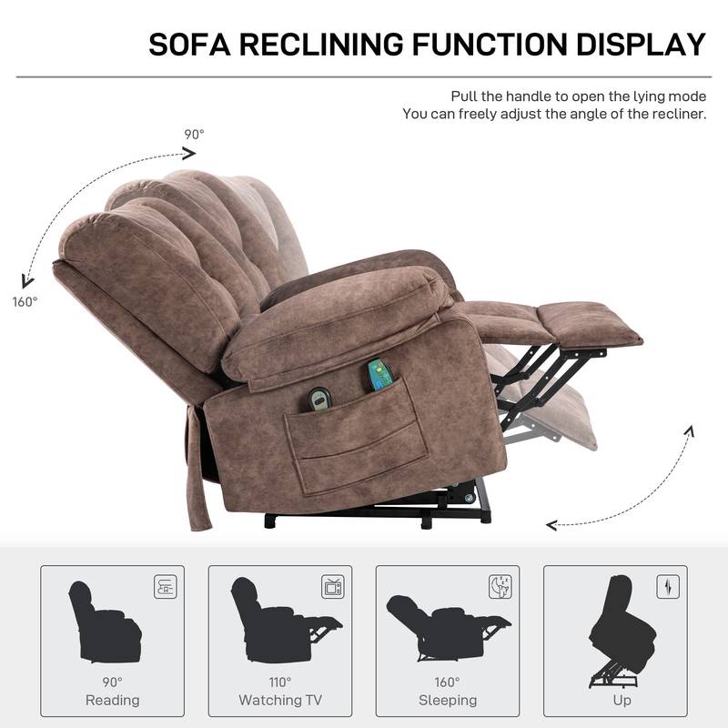 EZ Recline Massage Chair for Seniors