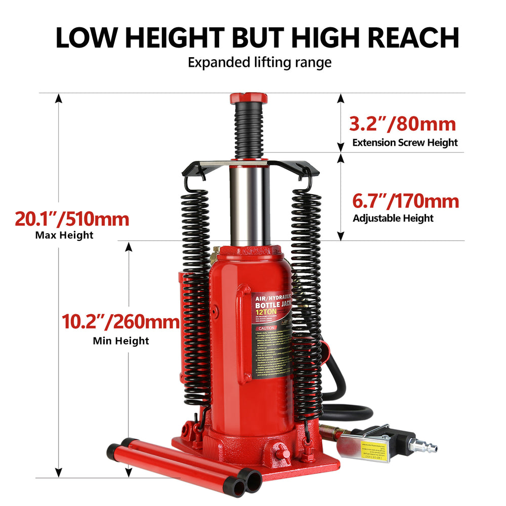 PowerLift Air Hydraulic Bottle Jack