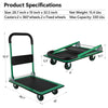 Foldable Swivel Dolly Cart - Easy Storage & Heavy-Duty Mobility