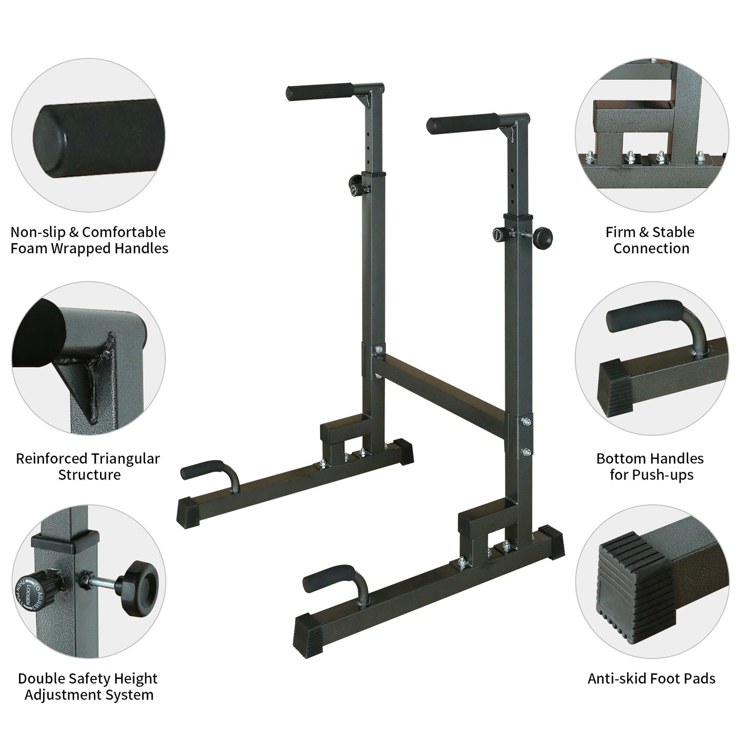 Versatile Power Tower Workout Station