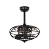 Cozy Caged Ceiling Fan with Remote - Perfect for Any Room!