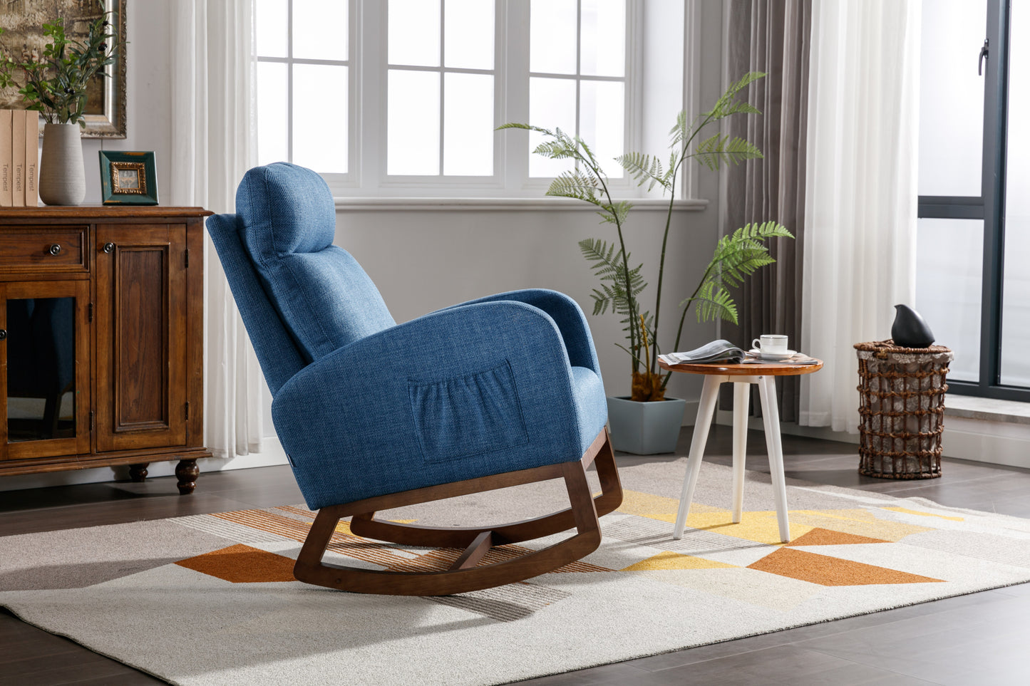 Cozy Glider Rocking Chair - Modern Comfort for Every Room