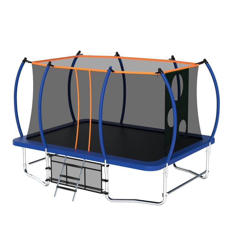 FunFit Rectangle Trampoline for All Ages