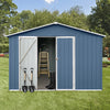 Skyline Blue Garden Shed