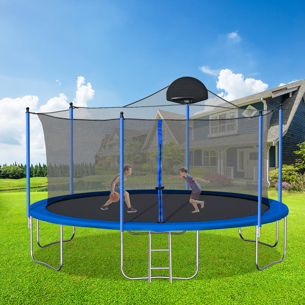 Bounce & Shoot Trampoline Fun for Everyone!