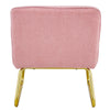 Chic Pink Plush Lounge Chair