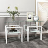 Chic Glass Side Tables Set