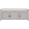Cozy Curved Storage Bench with Hidden Space