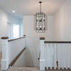 Chic Black Lantern Pendant Chandelier