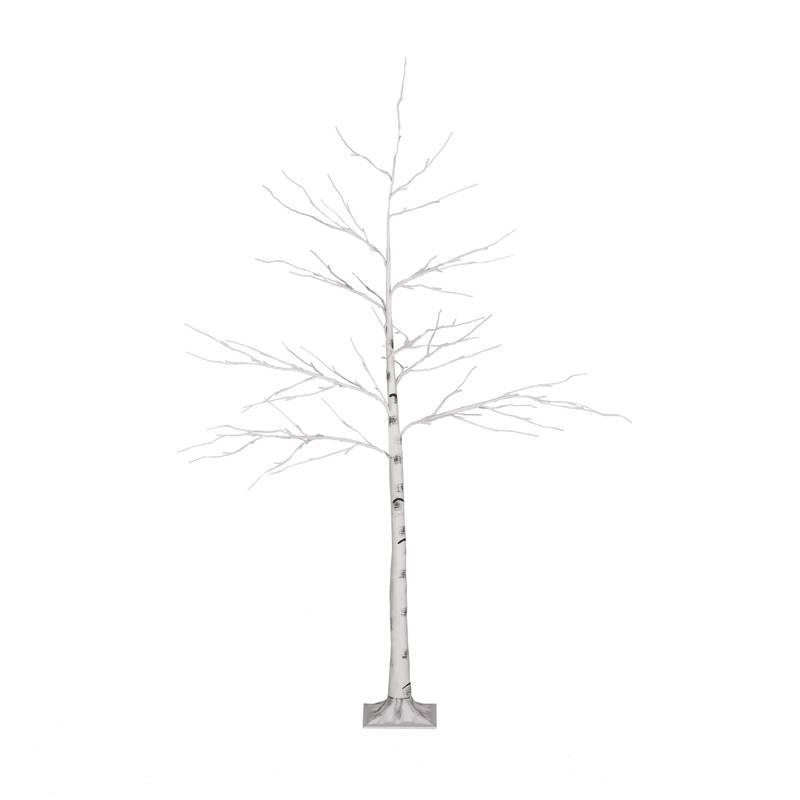 Twinkling Birch Tree Light Decor