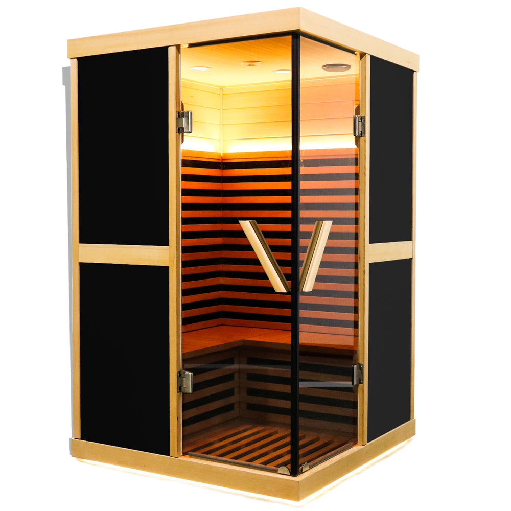 Cozy V-Sauna for Two