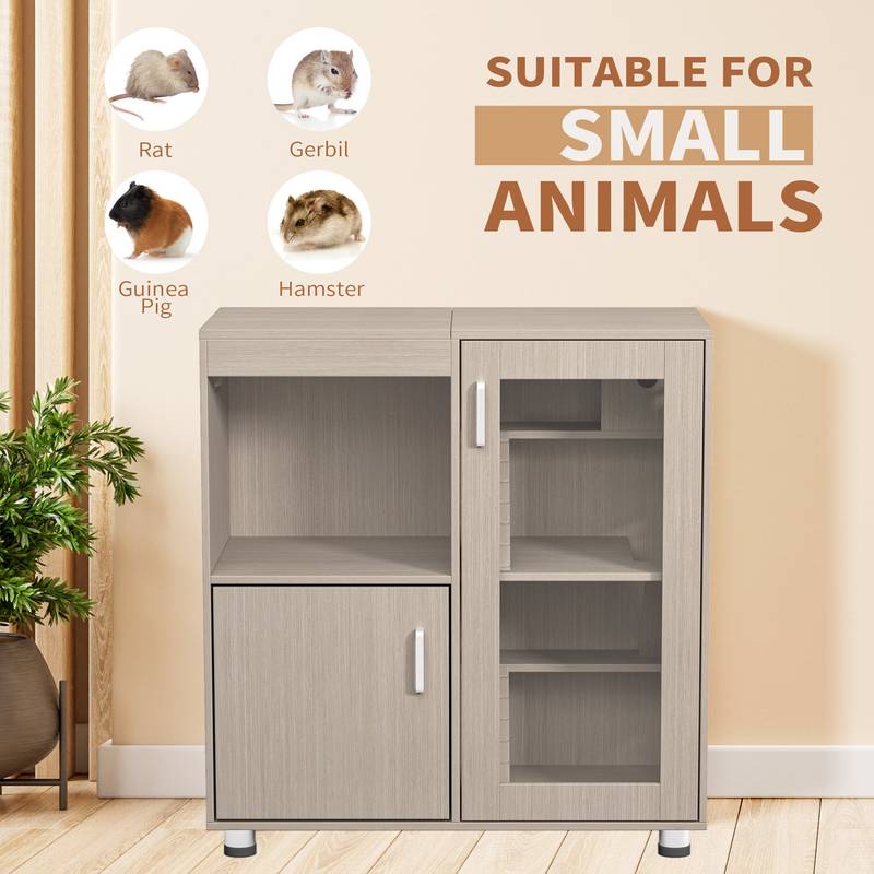 Deluxe Multi-Tier Small Pet Habitat with Storage