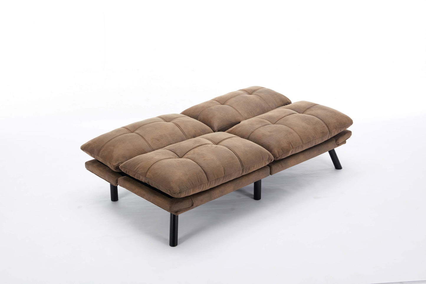 Cozy Brown Convertible Sofa Bed